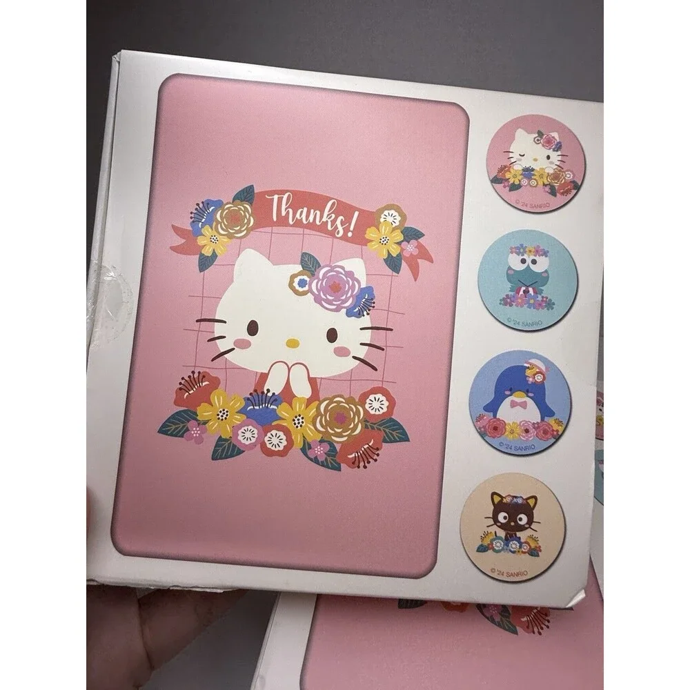 Hello Kitty 3 Pack Of 12 Bundle Note Card Set 36 Total Thanks Note Cards New
